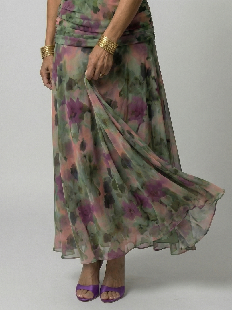 Aitana | Vestido Midi Hombros Descubiertos