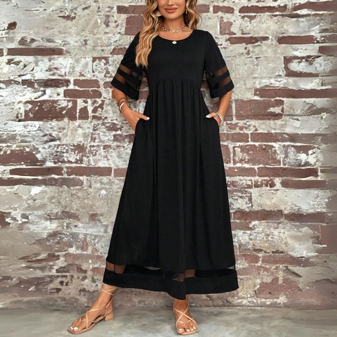 Emma | Vestido Midi Efecto Vientre Plano