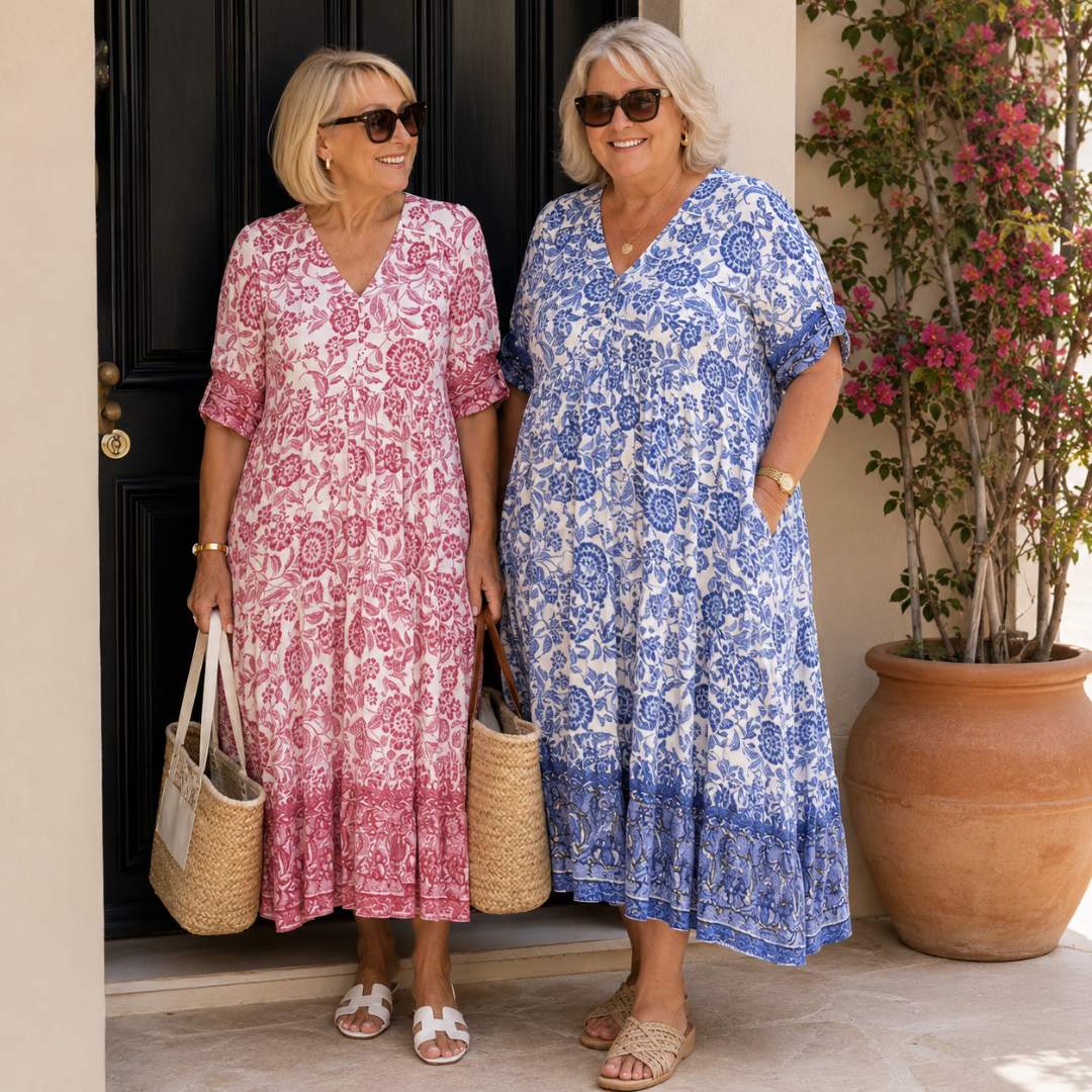 Valeria | Vestido Floral Escote en V