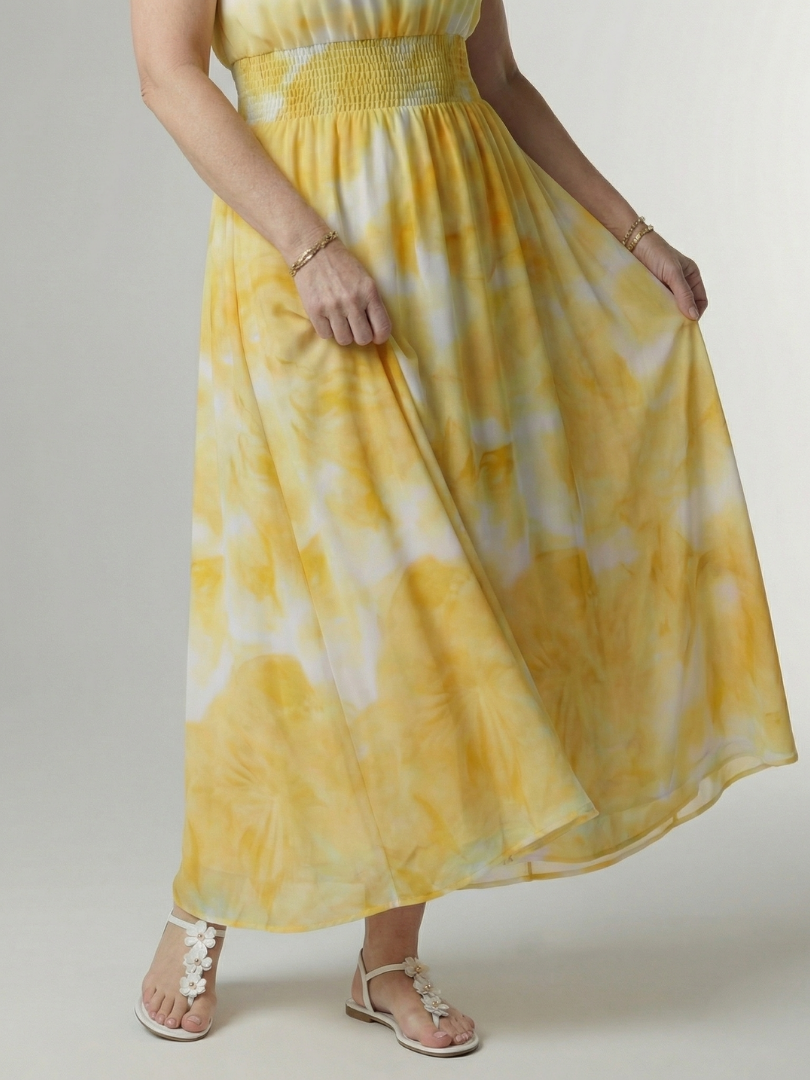 Claudia | Vestido Midi Halter Fruncido