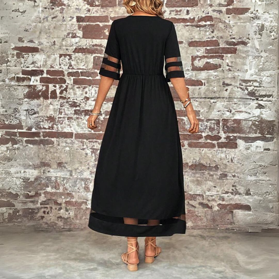 Emma | Vestido Midi Efecto Vientre Plano