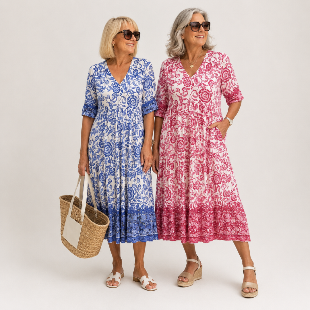 Valeria | Vestido Floral Escote en V
