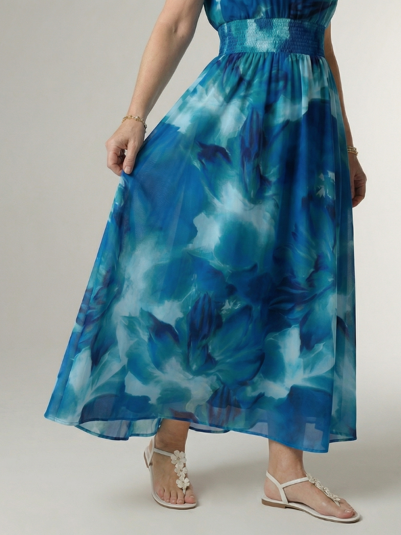 Claudia | Vestido Midi Halter Fruncido