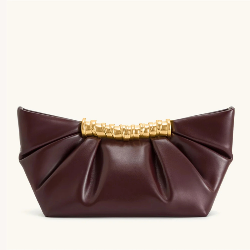 Élodie | Bolso de mano plisado elegante y sofisticado