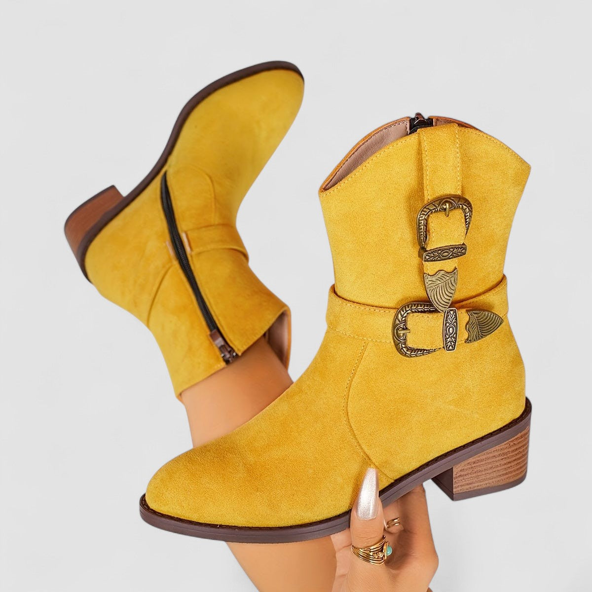 Rosa | Botas vaqueras elegantes para mujer