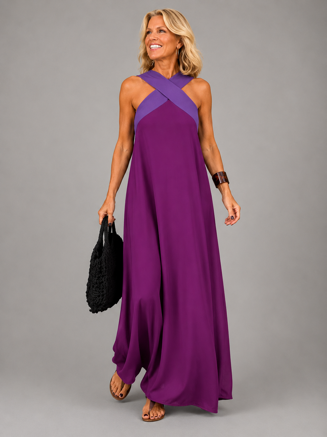 Victoria | Vestido Maxi Escote Cruzado