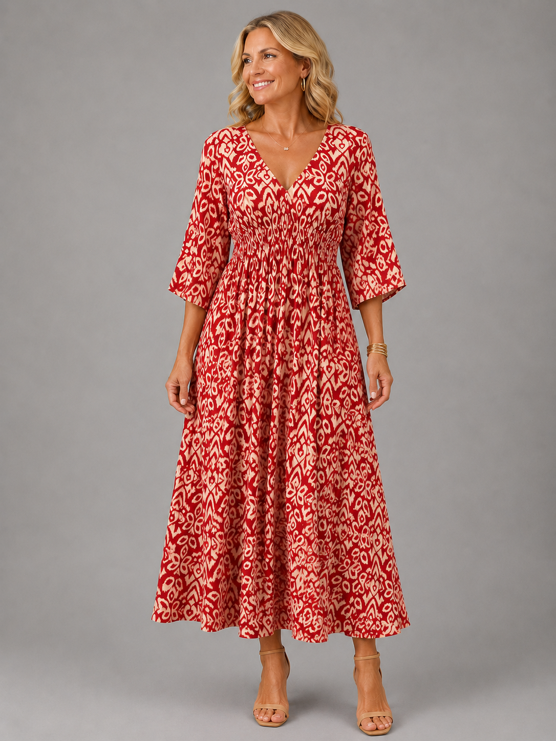 Olivia | Vestido Midi Bohemio