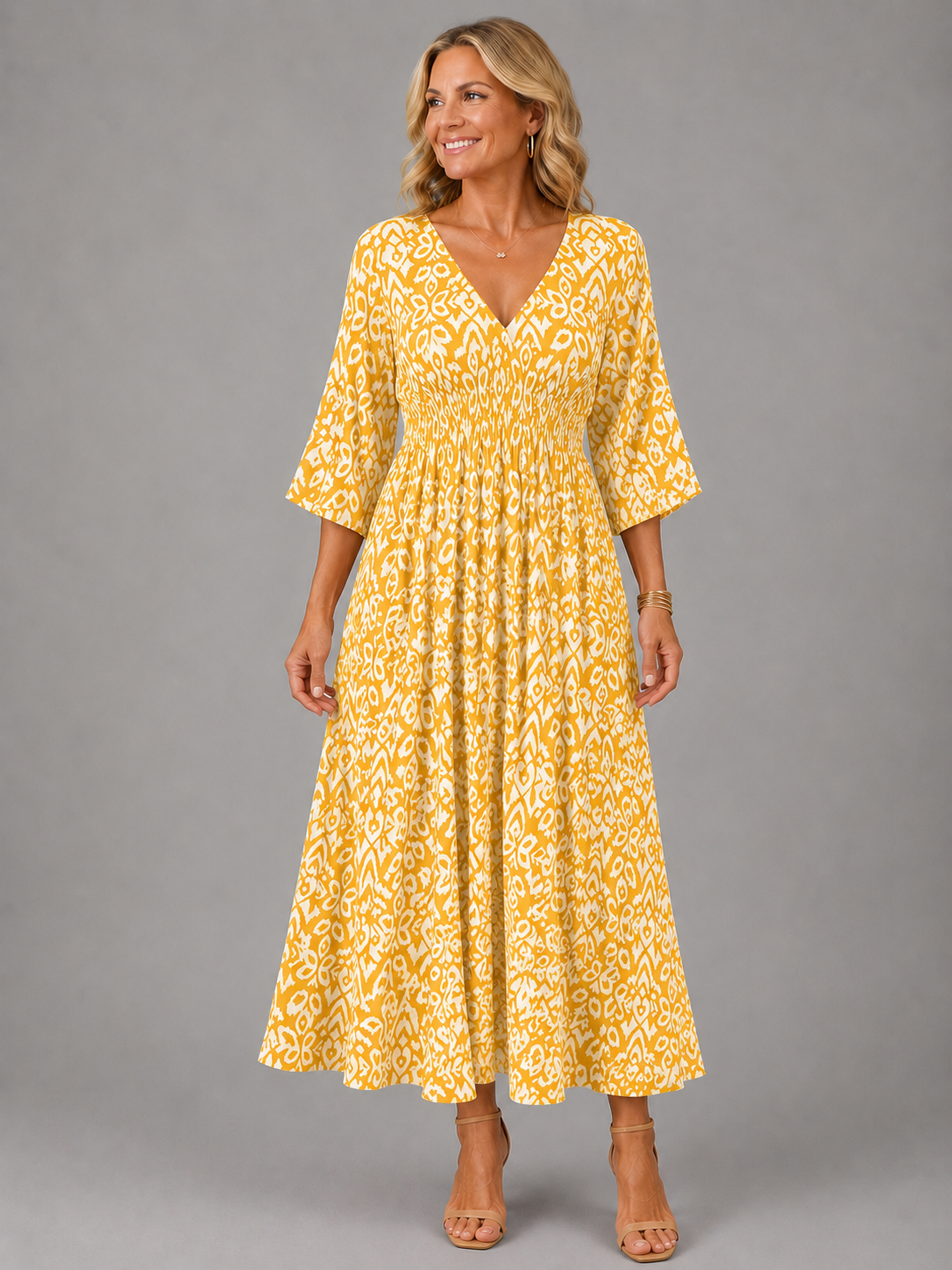 Olivia | Vestido Midi Bohemio