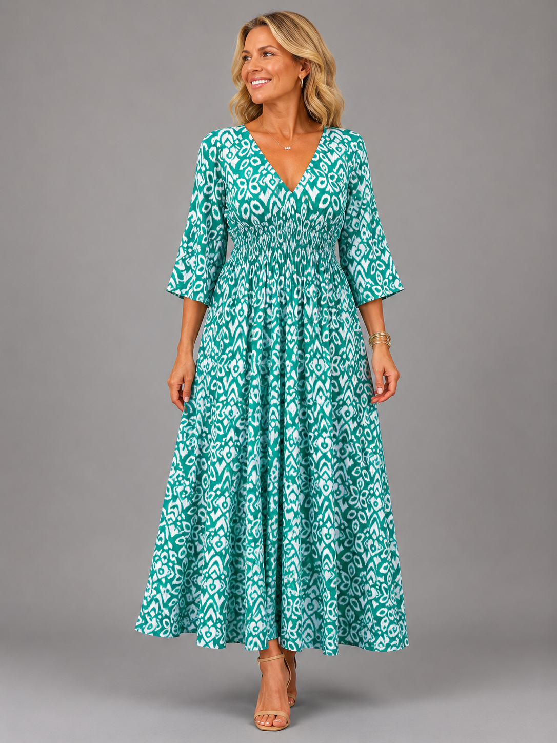 Olivia | Vestido Midi Bohemio