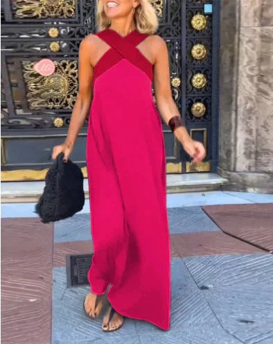 Sonia | Vestido de escote cruzado con hombros descubiertos