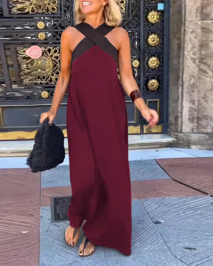Sonia | Vestido de escote cruzado con hombros descubiertos