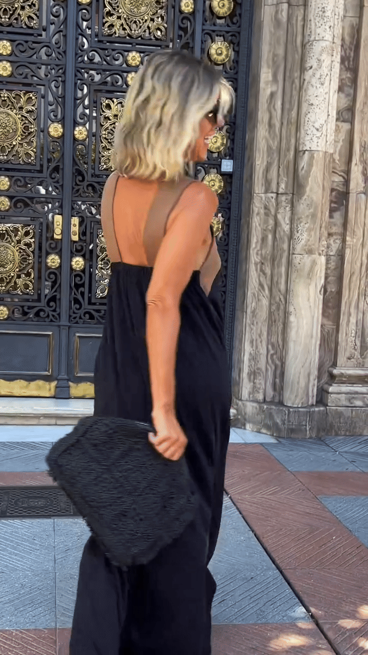 Sonia | Vestido de escote cruzado con hombros descubiertos