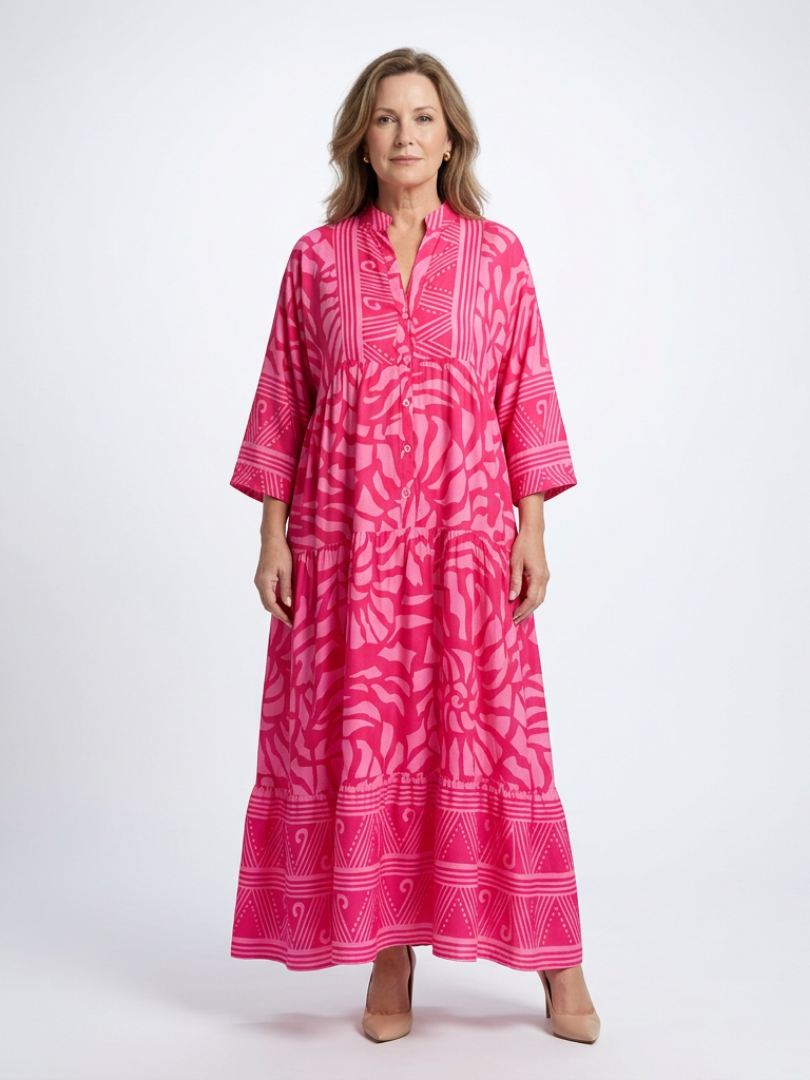 Candela | Vestido Midi Camisero Abotonado