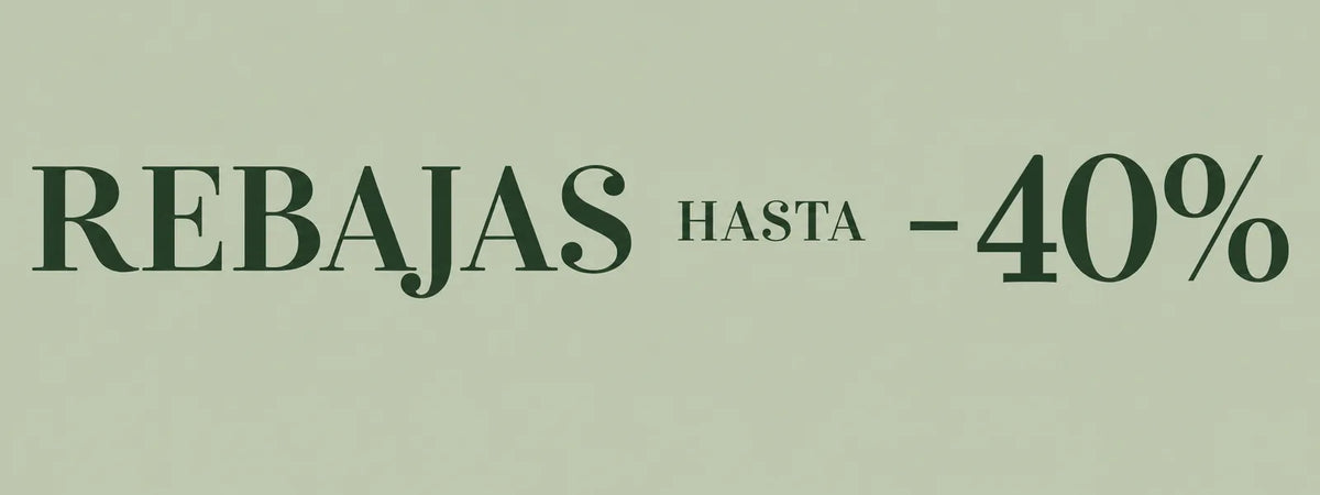 Rebajas: hasta un 40 % de descuento